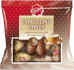 Friedel Flachbtl Cappuccino Zapfen mit Aufhaenger 
